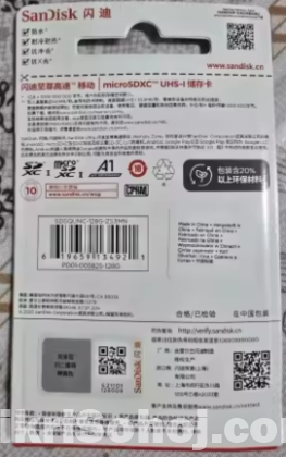 Sandisk and Kodak 64GB Memory Card Orginal W 6Mo